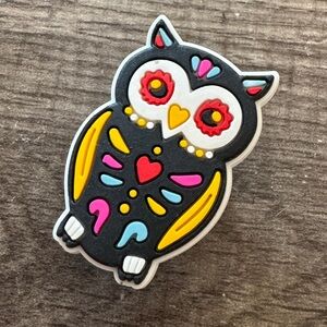 Day of the Dead Owl Shoe Charm 5/$20